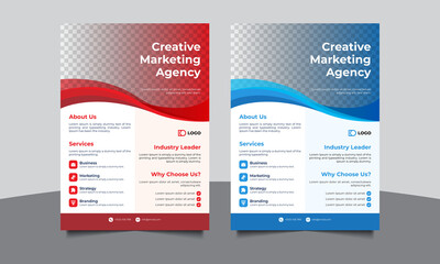 Modern Flyer Template,Creative Business Flyer