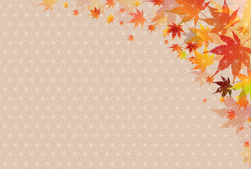 紅葉 秋 和柄 背景 Wall Mural Wallpaper Murals J Boy 紅葉 秋 和柄 背景 Wall Mural Wallpaper Murals J Boy