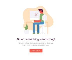 error page concept