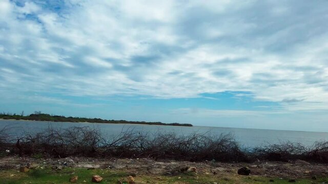 VFX Background for car travelling scenes, Sea shore area Rameshwaram, Pamban