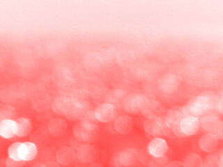 Red and pink blurred defocused bokeh background, Christmas and New Year concept