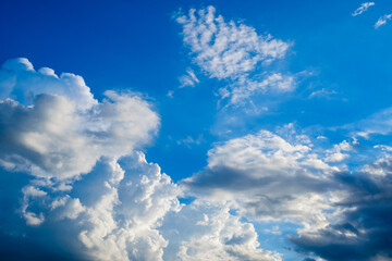 写真素材 青空 空 雲 冬の空 背景 背景素材 1月 コピースペース 太陽 Wall Mural Rummy Rummy