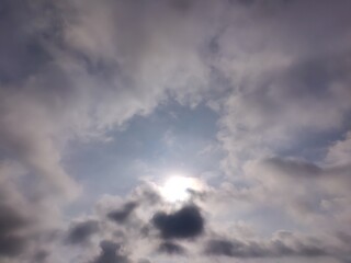 clouds in the sky