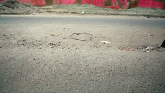 smashing and breaking computer mouse - smash mouse - break mouse slow motion