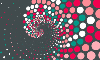 abstract circle spiral shapes background. Modern, minimalist, suitable for wallpapers, banners, backgrounds, cards, book illustrations, landing pages, etc.