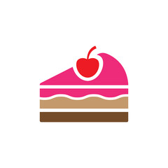cake with cherry icon