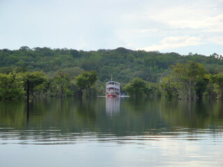 Fototapeta na wymiar Amazon river boat