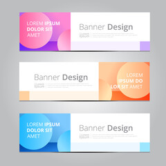 Vector abstract design background texture banner template.