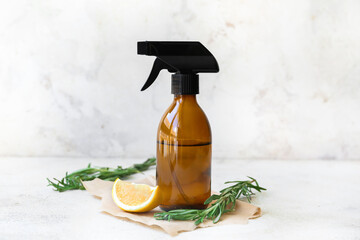 Natural citrus air freshener on table
