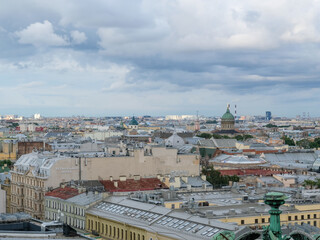 Obraz premium Saint Petersburg aerial view in summer day