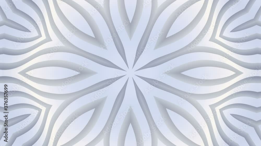 Poster abstract white background. abstract lines. wave background. modern parametric surface. seamless loop