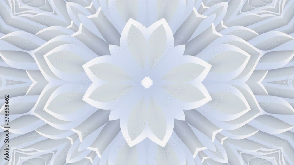 Aufkleber abstract white background. abstract lines. wave background. modern parametric surface. seamless loop
