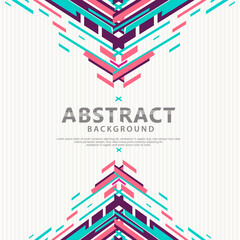 Obraz premium Futuristic and dynamic colorful lines ornament and texture modern pattern background