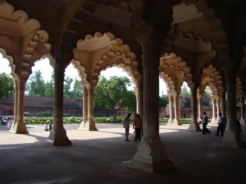 Taj Mahal complex biulding in Agra India