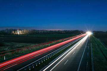 Autostrada di notte