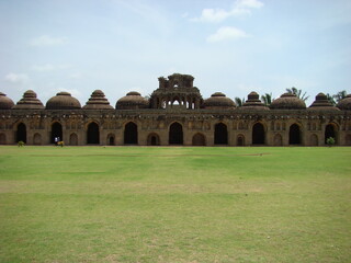 Ancient Civilization, Hampi, India, Ruins, Stone, Hindu Temples, elephant stables