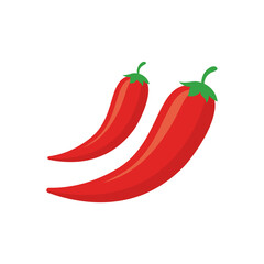 Colored chili design vector illustration