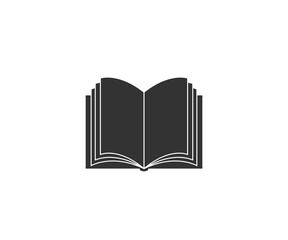 Book, education, open book icon. Vector illustration.