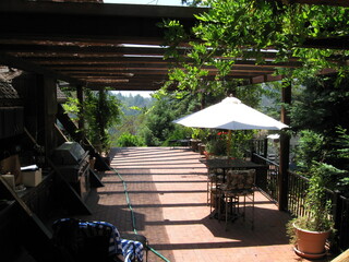 gazebo in the garden