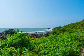 Linshanbi Trail at Sanzhi District in New Taipei City of Taiwan