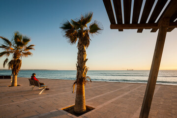 Paseo del Molinar, Palma, mallorca, islas baleares, españa, europa