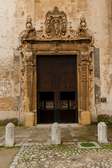 portal de dintel, data de 1671 , convento de Santa Clara de Palma, siglo XIII, Mallorca, Islas Baleares,  España