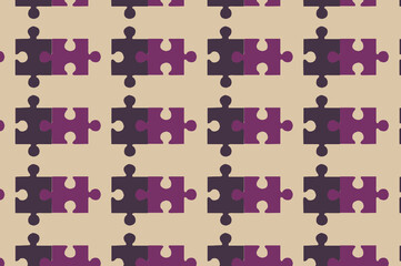 Creative puzzle pattern design. Suitable for wallpapers and backgrounds.