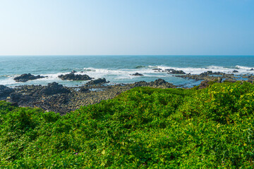 Linshanbi Trail at Sanzhi District in New Taipei City of Taiwan