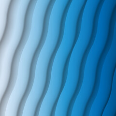  A simple background of minimalist abstract waves and stripes of geometric blue color.