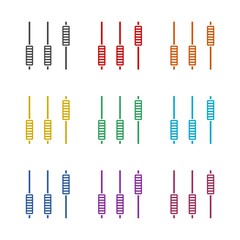 Volume level icon, color set