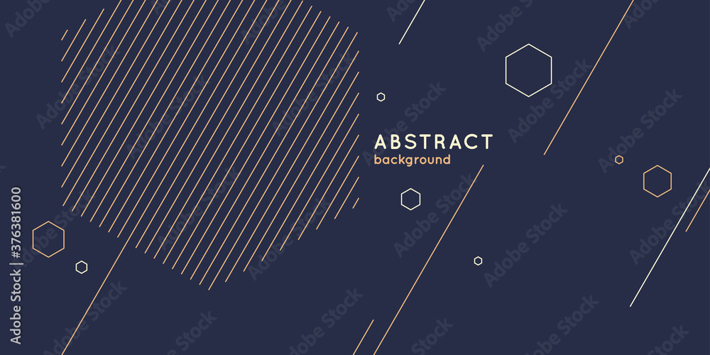 Poster abstract background with dynamic shapes. vector template