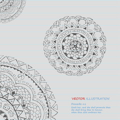 Modern luxury mandala background Vector Eps 10