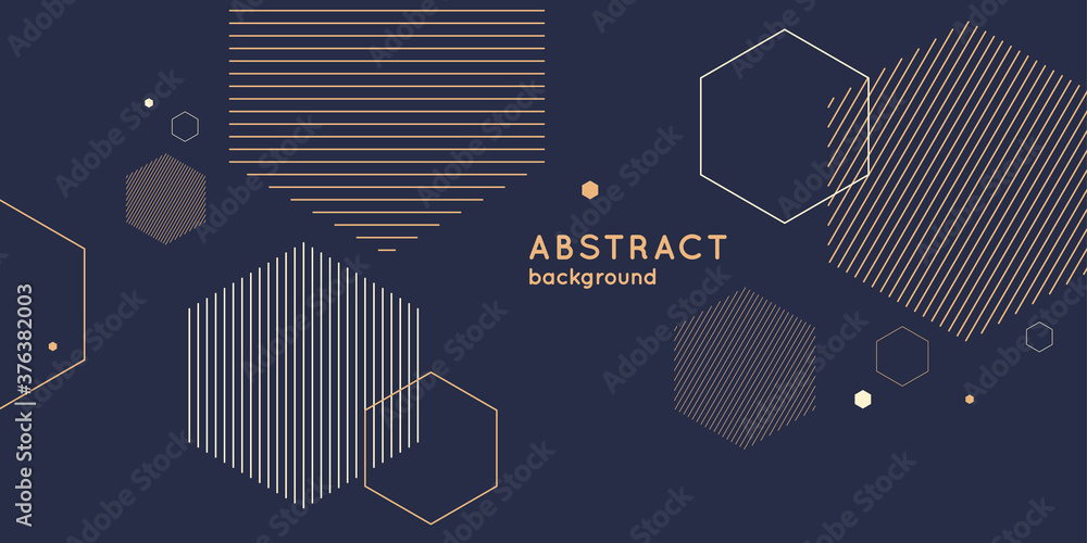 Poster abstract background with geometric shapes. vector template