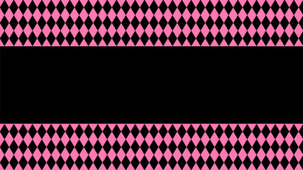 pink black rhombus pattern for background, cosmetics banner background, black pink in pattern diamond rhomb shape