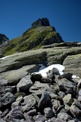 Bergwelt auf dem Pizol in der Schweiz 7.8.2020
