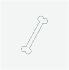 simple icon of bones, for traumatology