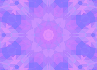Abstract lilac background with concentric mosaic pattern