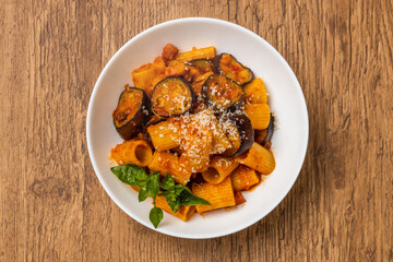 イタリアンパスタ　Italian pasta with simple tomato sauce