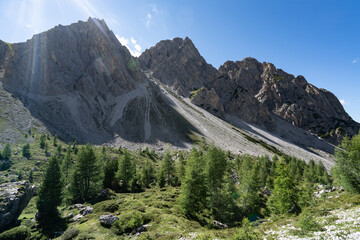 Gailtal Alps in Tyrol, Austria