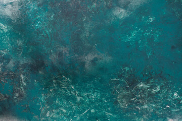 The background color of a sea wave. The view from the top