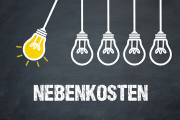 Fototapeta premium Nebenkosten