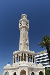 Fototapeta premium Izmir Clock Tower in Izmir, Turkey