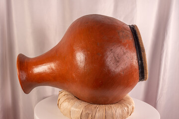 Close-up of a percussion instrument called an udu