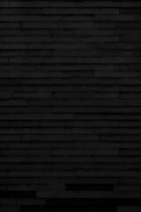 Black brick building wall. Interior of a modern loft. Background for design