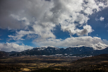 Winter in La Cerdanya, Pyrenees, Spain