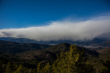 Winter in La Cerdanya, Pyrenees, Spain