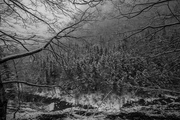 Winter in Ordesa and Monte Perdido National Park, Pyrenees, Spain