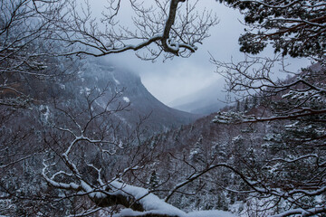 Winter in Ordesa and Monte Perdido National Park, Pyrenees, Spain