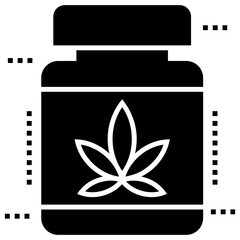 Cannabis Medicine Jar