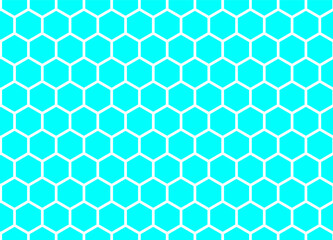 Fototapeta premium Honeycomb seamless background. Vector stock illustration for poster or clothing
